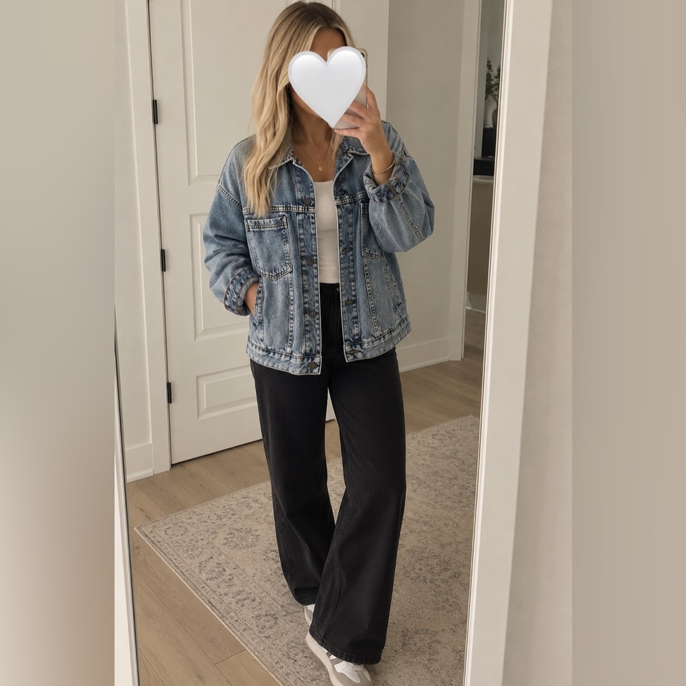 We The Free Black Wide-Leg Jeans